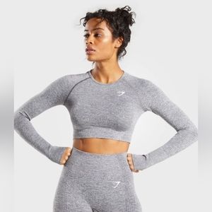 SOLD Gym Shark Crop Top XS